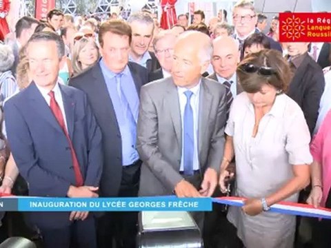 Inauguration du lycée Georges Frêche