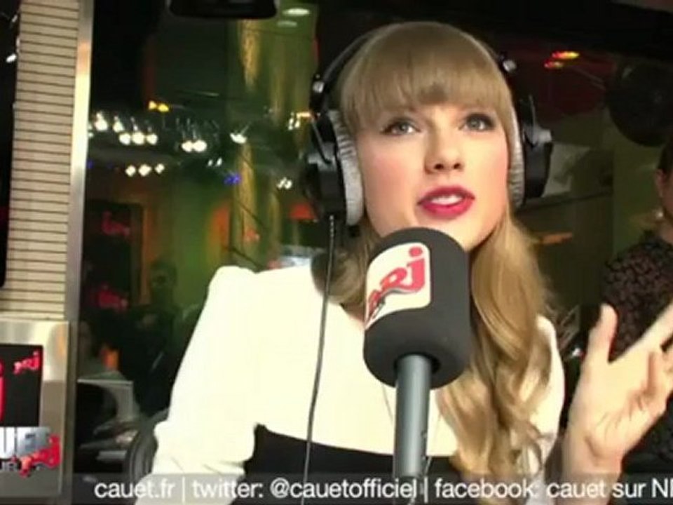 Cauet apprend une chanson en français à Taylor Swift - C'Cauet sur NRJ