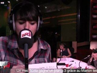 Un mec fidèle gagne un plan à 3 grâce au Marion test - C'Cauet sur NRJ