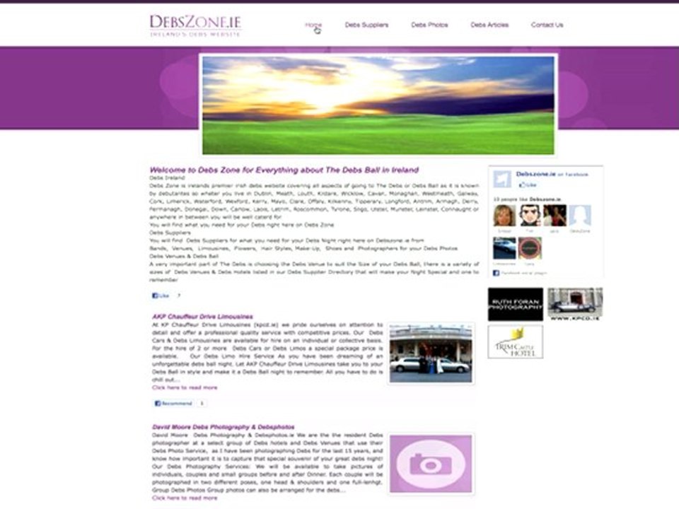 Debs Zone Debs Ireland The Debs Ball for Deb Venues Debs Hotels Debs Limousines