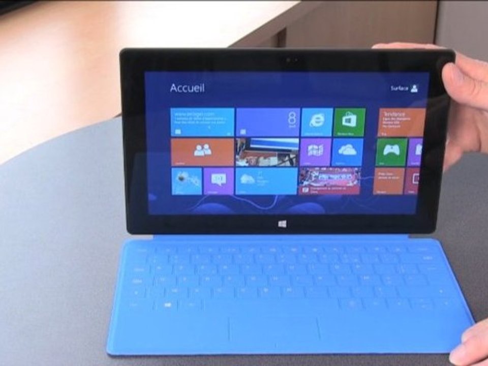 Test de la tablette Microsoft Surface