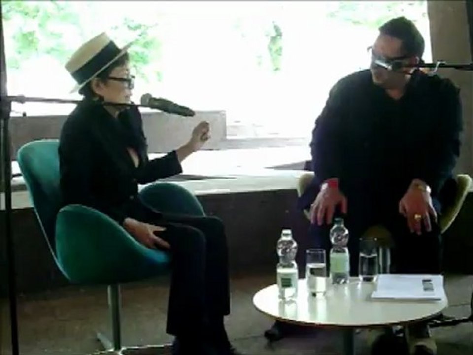 Yoko Ono conversation Serpentine Gallery London 19 june 2012