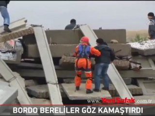 Bordo bereliler göz kamaştırdı