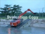 amphibious / swamp excavator HITACHI & ULTRATREX