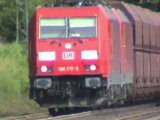 Züge zwischen Sinzig und Bad Breisig, 3x BR185, 6x BR101, 2x BR146, 4x BR460