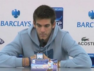 Masters de Londres - Del Potro : "Jouer agressif"