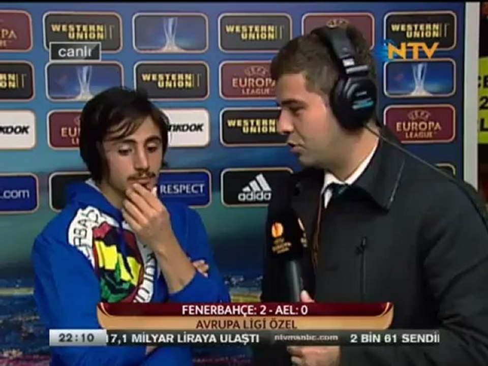 8 Kasım 2012 Fenerbahçe AEL Limassol Maçı Sonrası Recep Niyaz Röportajı