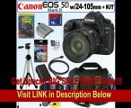 BEST PRICE Canon EOS 5D Mark II 21.1MP Full Frame CMOS Digital SLR Camera with EF 24-105mm f/4 L IS USM Lens   16GB Deluxe Accessory Kit