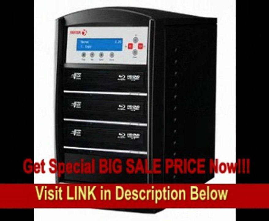 BEST BUY Xerox 3 Target Blu-ray DVD CD Disc Duplicator Tower with Hard Drive + USB 3.0 2.0 Support CopyProtection M-Disc