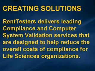 Computer System Validation - RentTesters