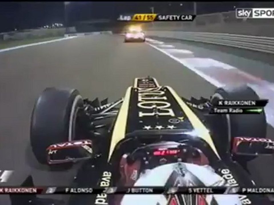 Abu Dhabi 2012 Kimi Räikkönen Funny Team Radio