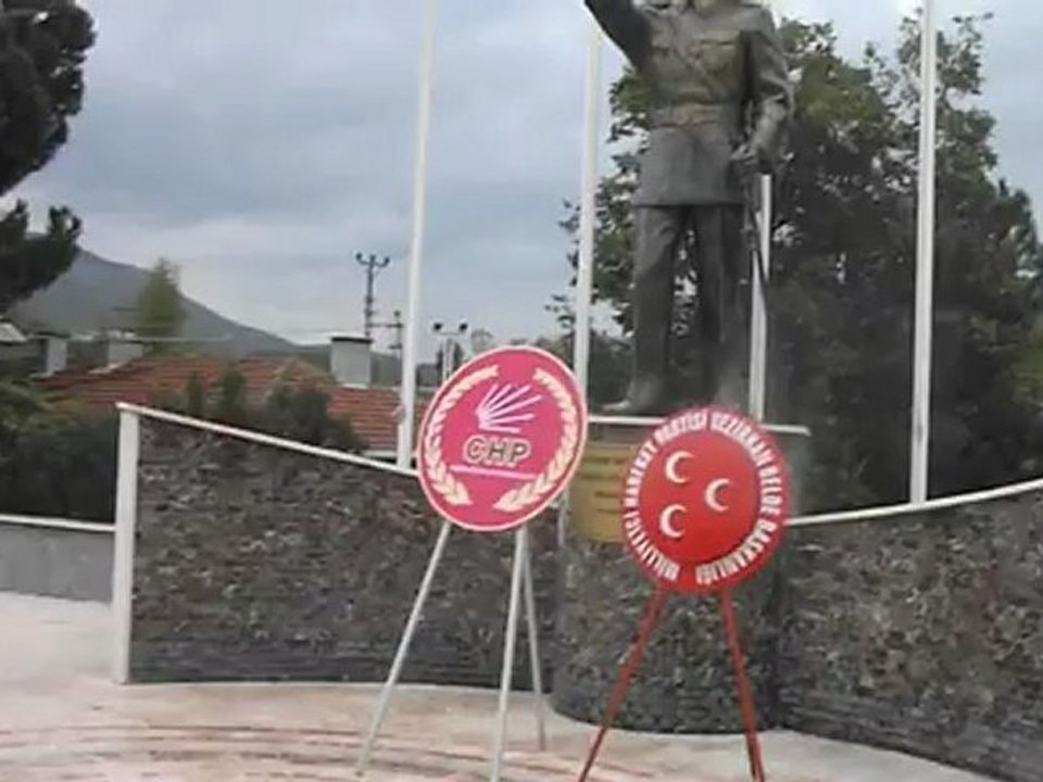 Vezirhan'da  ATATÜRK'ü anma töreni..Mehmet SOLMAZ