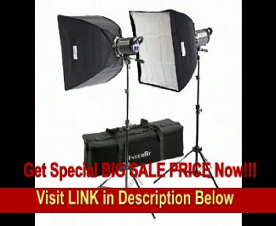 Interfit INT429 Stellar X 300 Watt/Second 2 Head Kit with Softboxes REVIEW