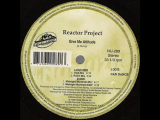 Reactor Project - Give Me Attitude (Radio Mix)