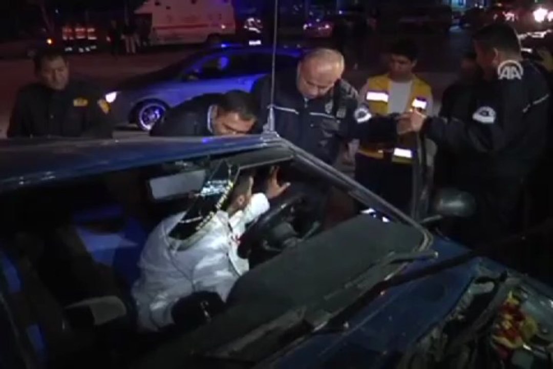 Sürücüye biber gazlı müdahale