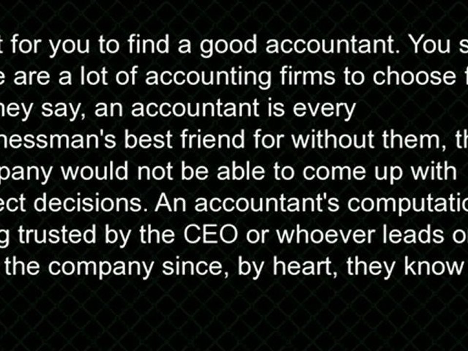 Accountants: A Businessman's Best Friend