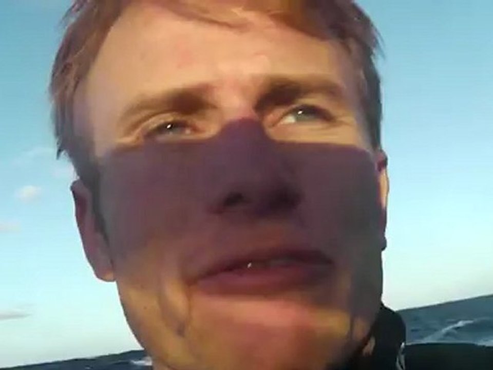 François Gabart (Macif) se régale