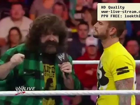 Raw 11/12/12- Mick Foley berates CM Punk for insulting