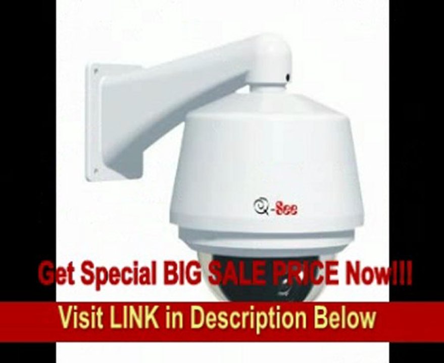 BEST BUY Q-See QSIPO26X Indoor/Outdoor IP Speed Dome Camera w/Built-in Heater & Blower