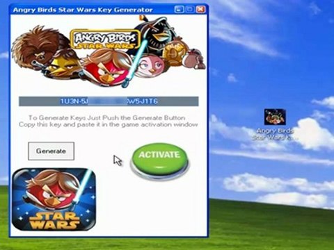 Angry Birds Star Wars générateur de clé