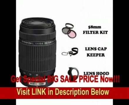 Pentax SMCP-DAL 55-300mm f/4-5.8 ED Lens with SSE Deluxe 58mm Lens Accessory Package. REVIEW