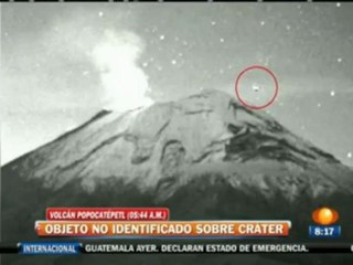 Ovni volcan Popocatépetl (8 Novembre 2012)
