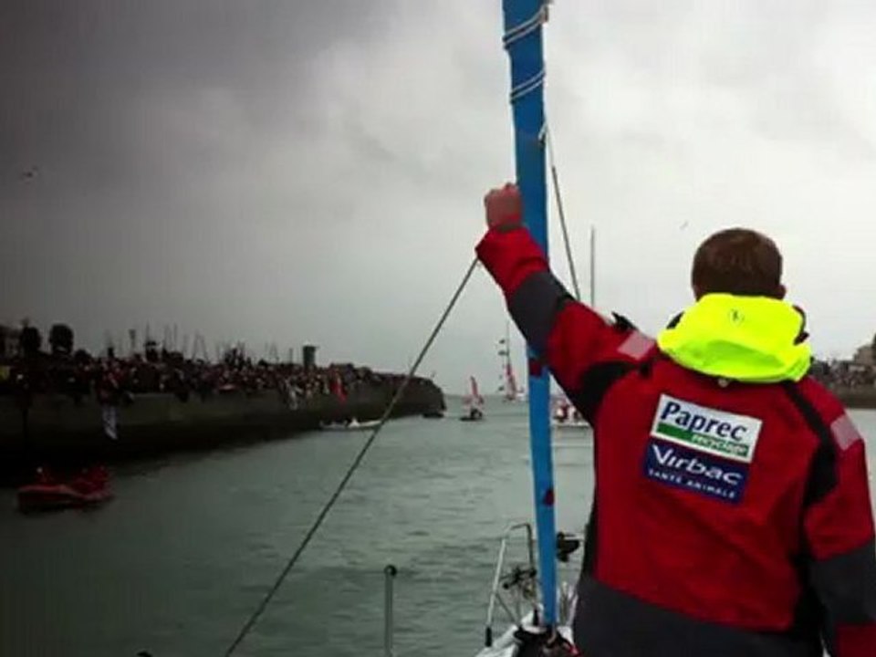 Traversée du chenal à bord de Virbac-Paprec 3