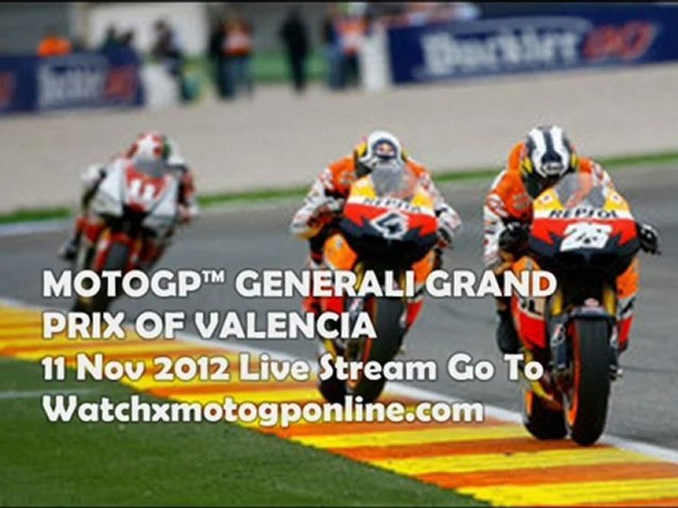 MOTOGP Circuit of Valencia 11 Of November 2012 Live Telecast