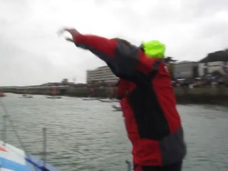 Fin du chenal à bord de Virbac-Paprec 3