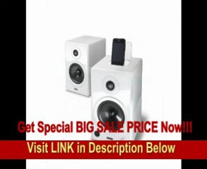 BEST PRICE Aktimate Mini White 2-way Active Speaker System with iPod Dock