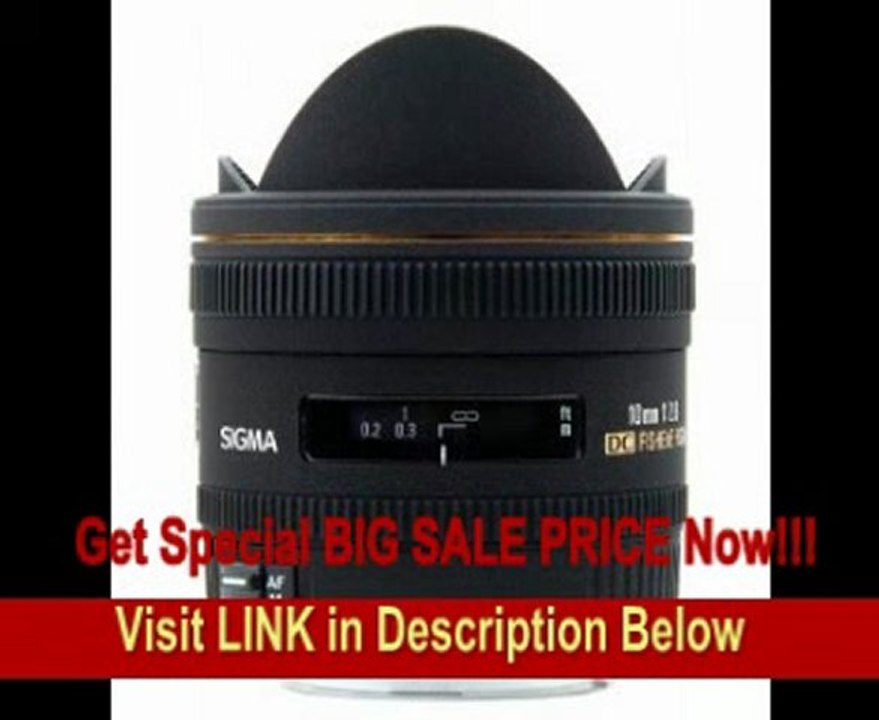 Sigma 10mm f/2.8 EX DC HSM Fisheye Lens for Sigma Digital SLR Cameras FOR SALE