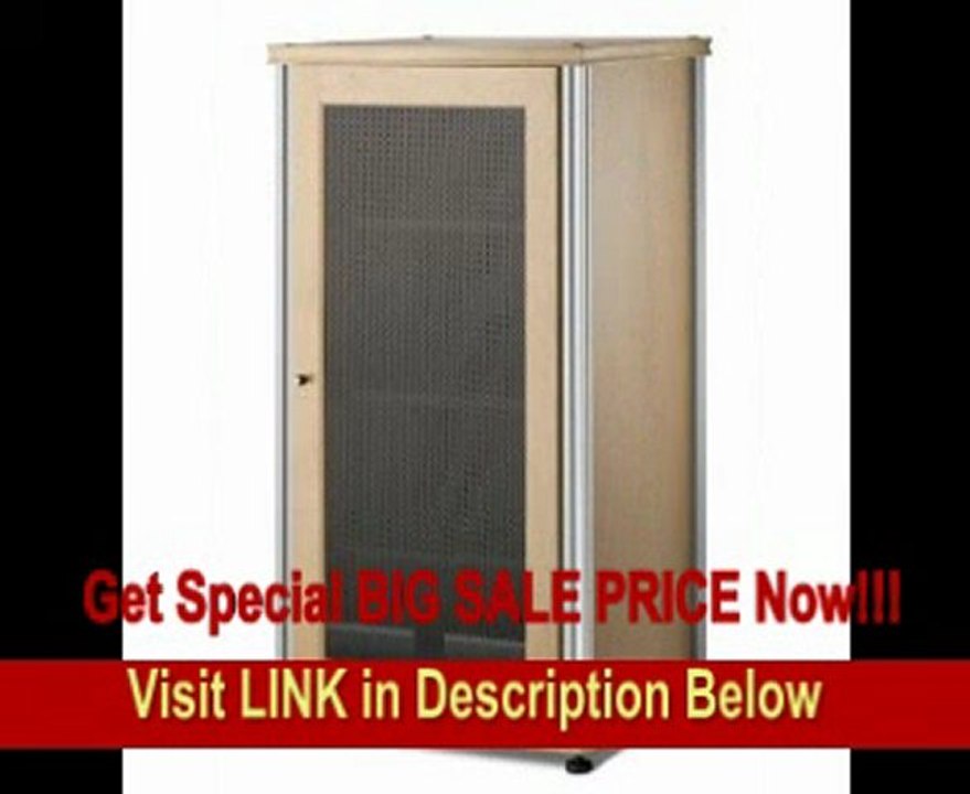 BEST BUY Salamander Synergy 402 A/V Component Cabinet (Maple/Silver)