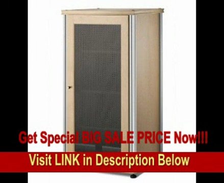 BEST BUY Salamander Synergy 402 A/V Component Cabinet (Maple/Silver)