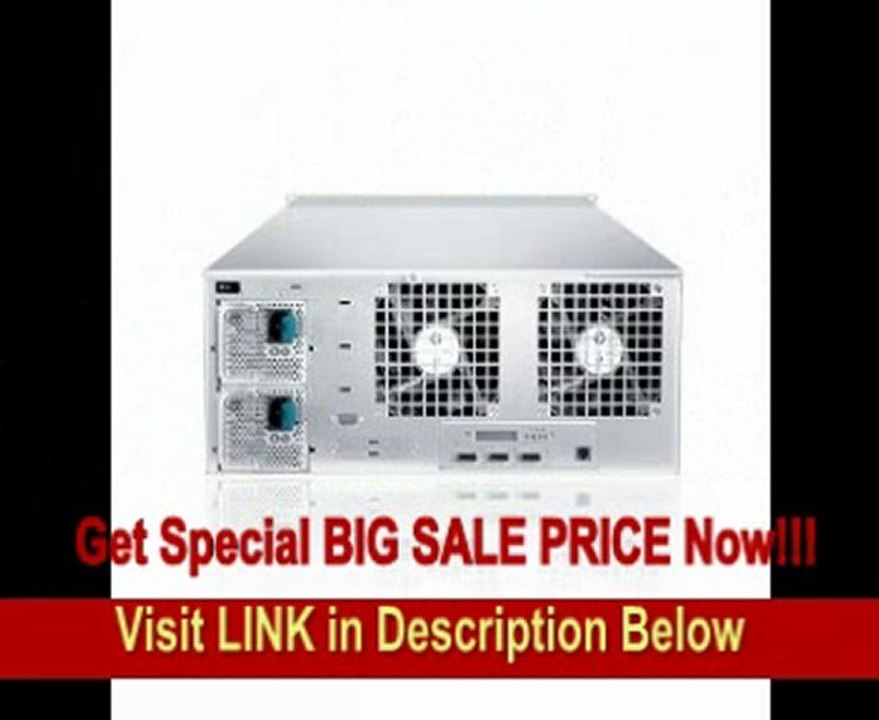 BEST BUY Sans Digital EliteSTOR 4U 24 Bay SAS/SATA to SAS JBOD with SAS Expander Rackmount ES424X+B (Black)