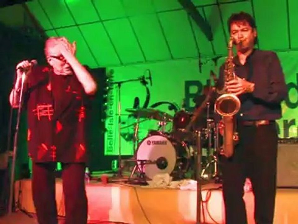 Chris Farlowe et Norman Beaker au Festival Blues des deux Rivières