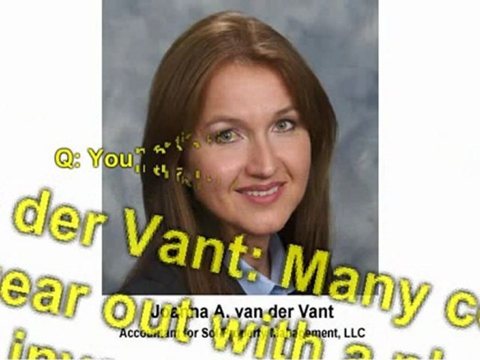Joanna A. van der Vant Describes Methods of an Inventory Audit