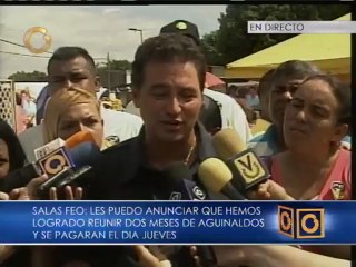 Gobernador Salas denunció que se está obligando a las gobernaciones a pagar sólo mitad de aguinaldos