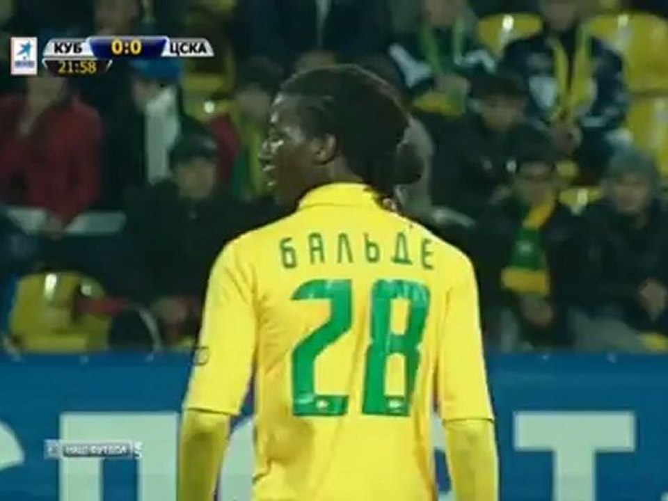 Кубань - ЦСКА, первый тайм