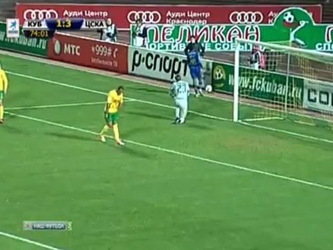 Кубань-ЦСКА 1-3, 15 тур, 2 тайм