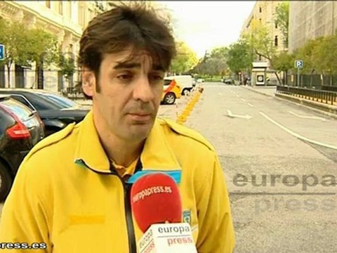 Herida grave tras chocar con la mediana en la M-45