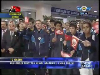 Atatürk'ü Anma Töreni - Fenerbahçe Müzesi FB TV