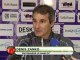 Conférence de presse FC Istres - Le Mans FC : José  PASQUALETTI (FCIOP) - Denis ZANKO (LEMANS) - saison 2012/2013