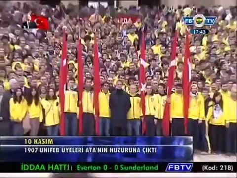 10 Kasım 2012 FBTV 1907 UNIFEB Ata'nın Huzurunda