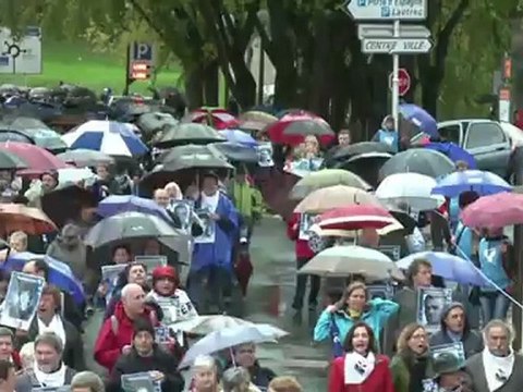 Bayonne: 15.000 manifestants pour les prisonniers basques