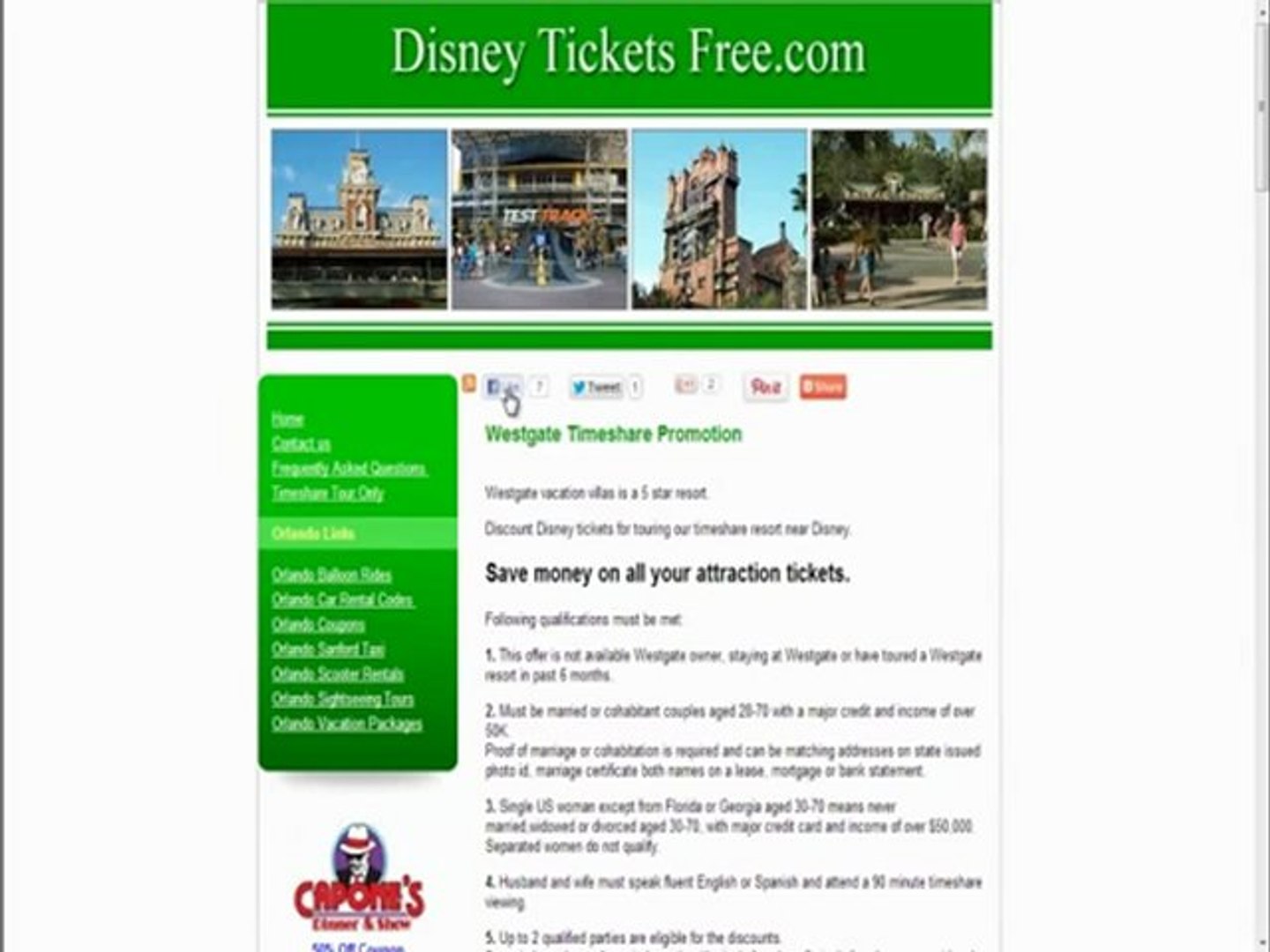 Orlando Timeshare Presentations For Disney Tickets Video Dailymotion