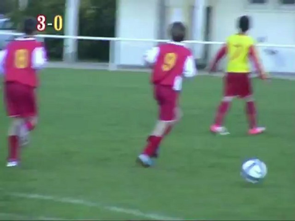 Quadruplé pour Corentin Football U13 DHR Ingré-Loches 10 11 12