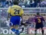 Goles de GUAYRE al Real Madrid y FC Barcelona  Temp. 2000/2001