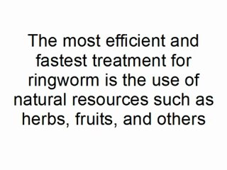 Fast Treatment For Ringworm