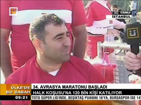 34. VODAFONE AVRASYA MARATONU / ÜLKE TV