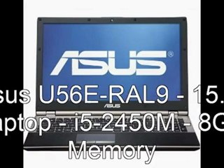 Asus U56E-RAL9 - 15.6  Laptop - i5-2450M - 8GB Memory